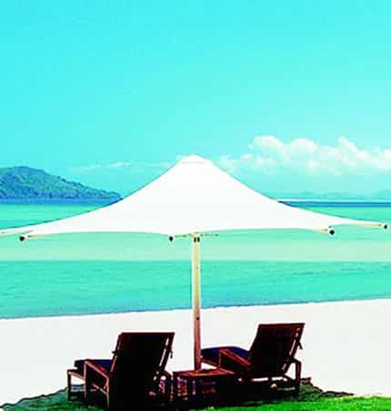 Hayman Island is one of Australia’s most famous resorts, with villas that are actually on the beach Hayman Island is one of Australia’s most famous resorts, with villas that are actually on the beach